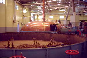 11k - Glenfiddich - Alte Mash Tun (Vordergrund) und mittelalte Mash Tun (Hintergrund)