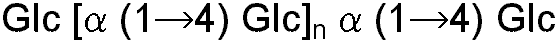 3k - 1->4 n Alpha Glucose